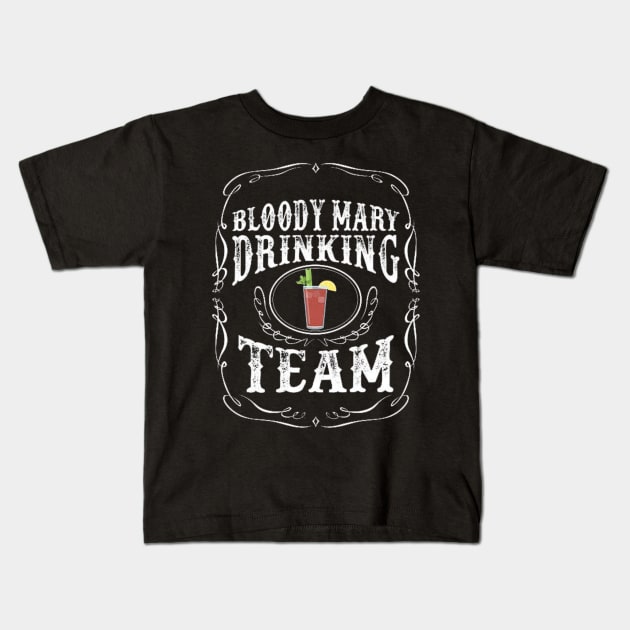 the drinking team Kids T-Shirt by logoeagle